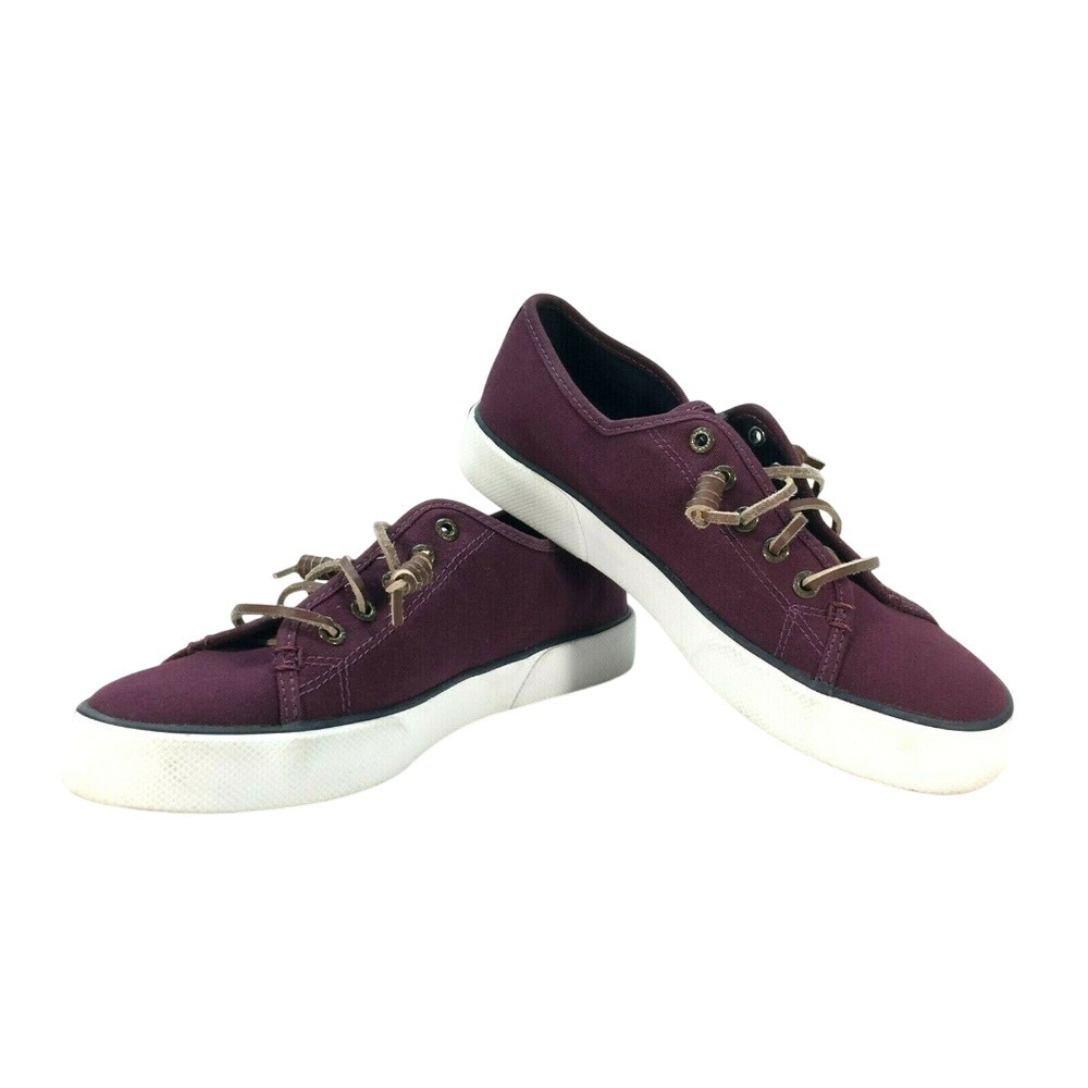 Women's Sperry‎ Top Sider Maroon Sneakers 6.5